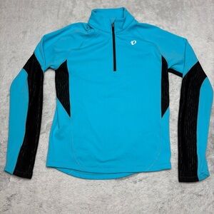 Pearl Izumi‎ Woman FLY THERMAL RUN TOP ALGIERS BLUE Sz S Cycling Biking Trails